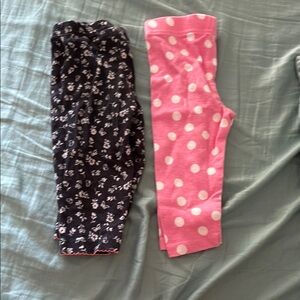 Floral and Polka Dot Leggings Set